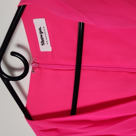 Hot pink Showpo balloon sleeve dress - Picture 2 of 5